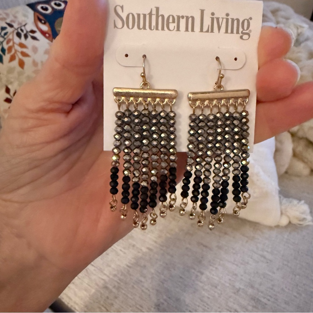 5 for $25!! Southern Living Waterfall Beaded Faceted Earrings